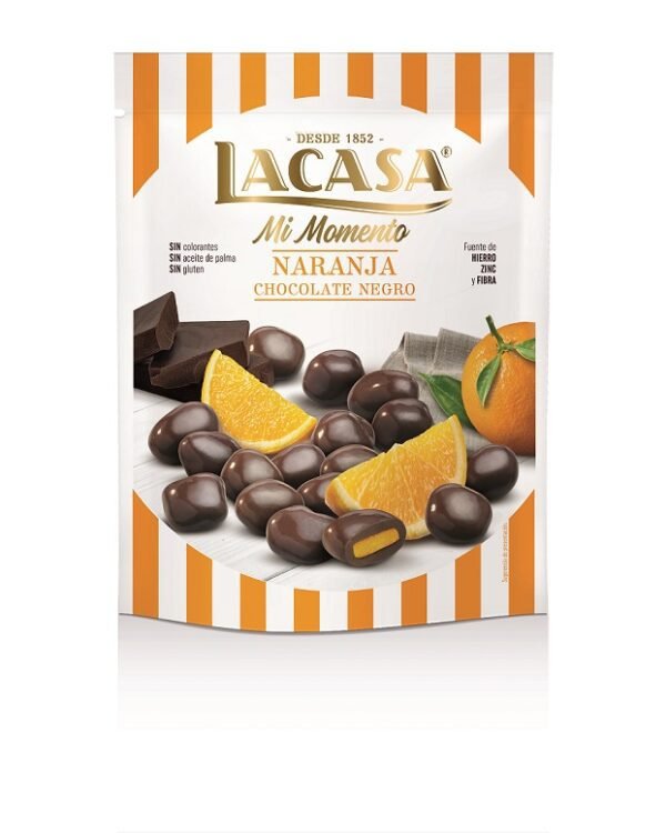 Lacasa Mi Momento Naranja Chocolate Negro Doypack 125gr