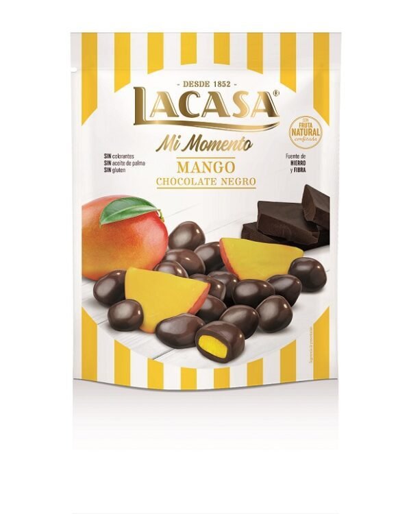 Lacasa Mi Momento Mango Chocolate Negro Doypack 125gr