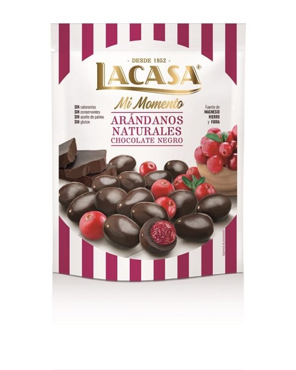 Lacasa Mi Momento Arandano Chocolate Negro Doypack 125gr