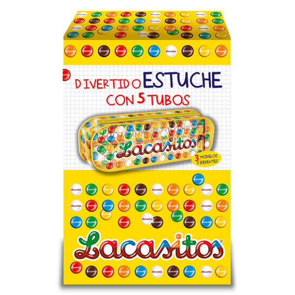 EXP Lacasitos Estuche Escolar 5 Tubos