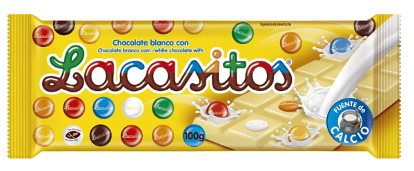 Tableta Lacasitos Chocolate Blanco 100gr