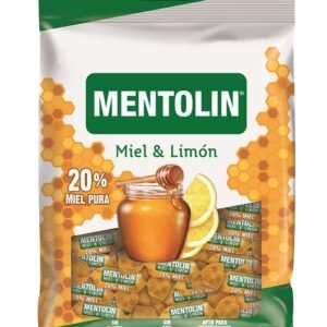 Mentolin Bolsa Miel 20% Con Azucar 100gr