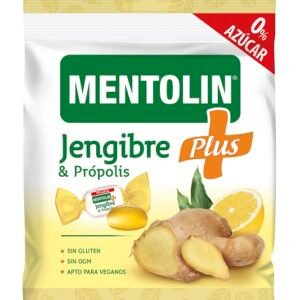 Mentolin Plus Jengibre Propolis Sin Azucar Bolsa 90gr