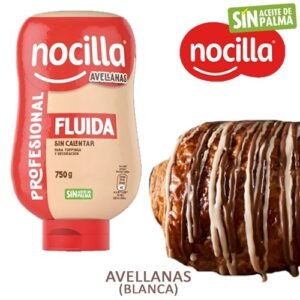 Nocilla Fluida Boca Abajo Avellana Blanca 750gr - Ref: 50722